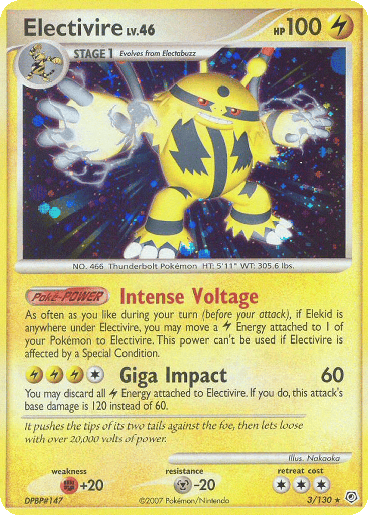 Electivire card