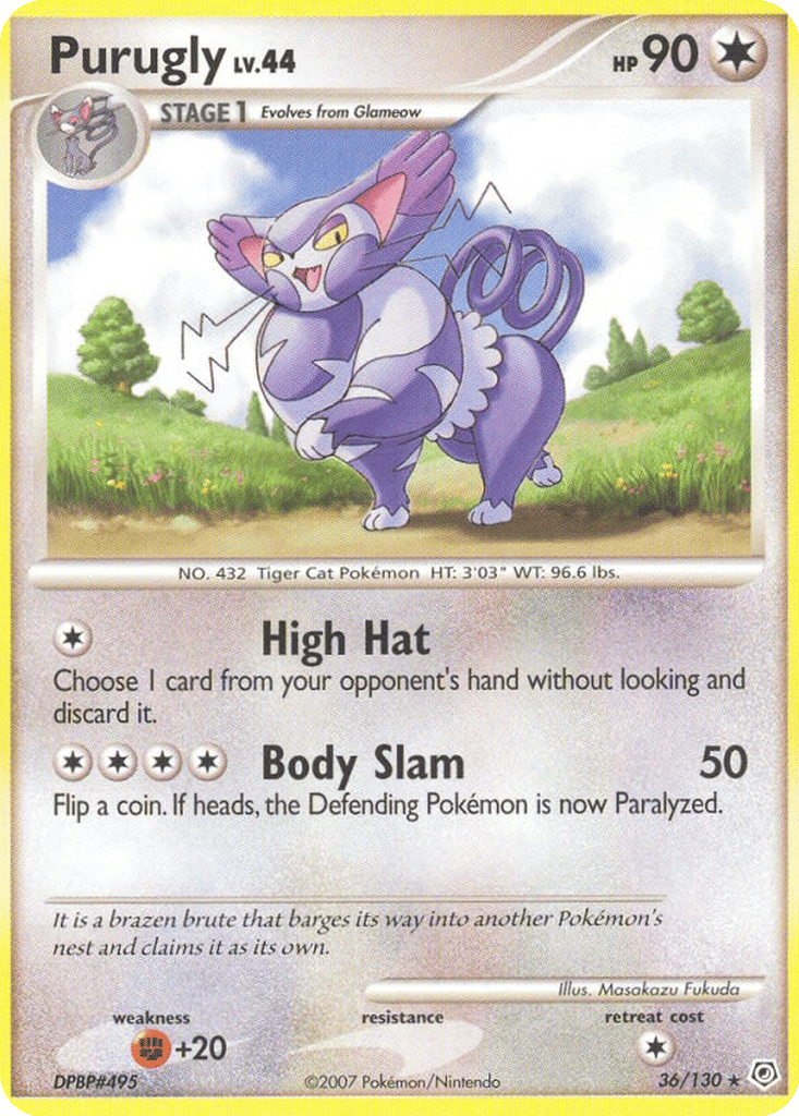 Purugly card