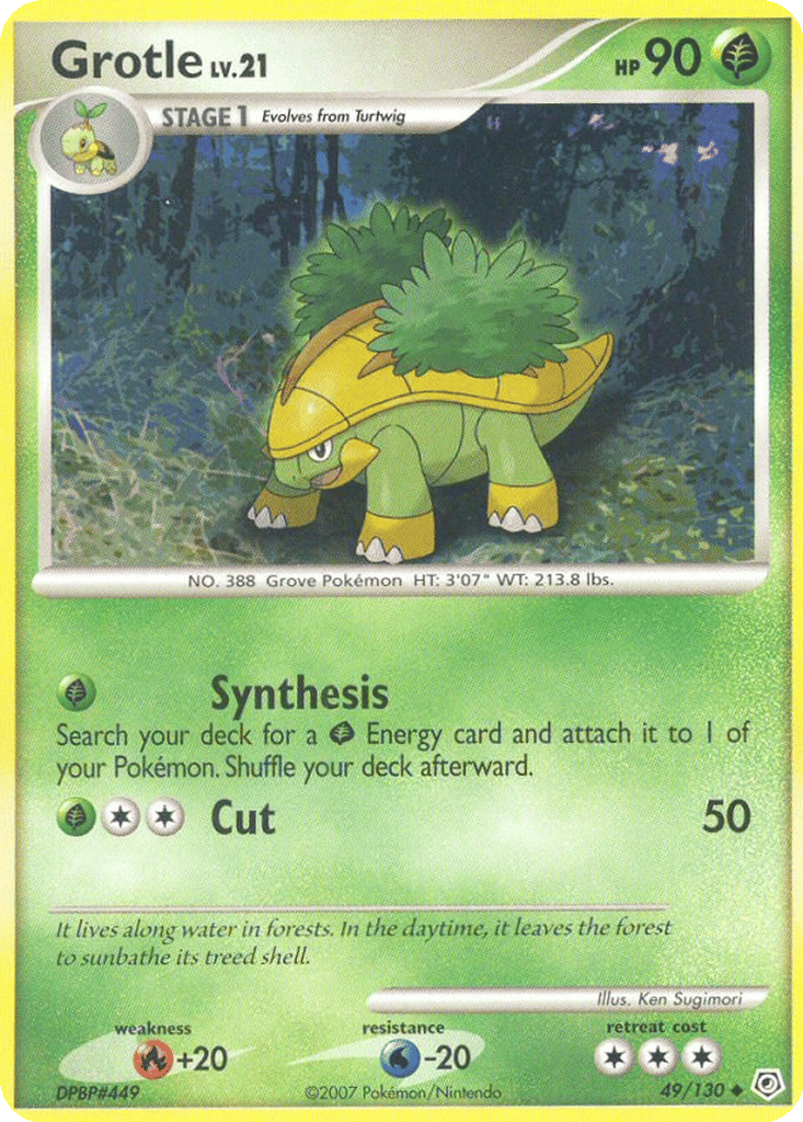Grotle card
