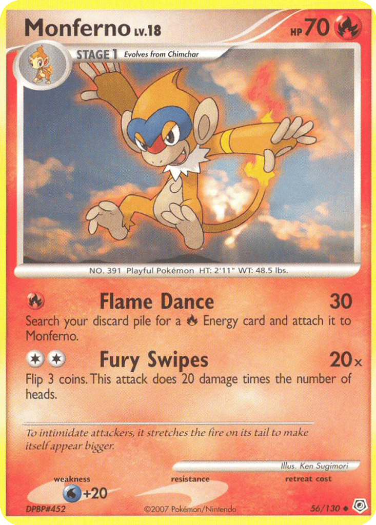 Monferno card
