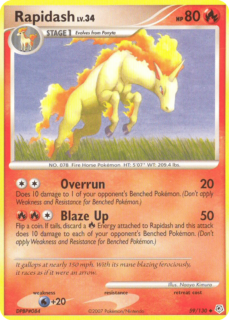 Rapidash card