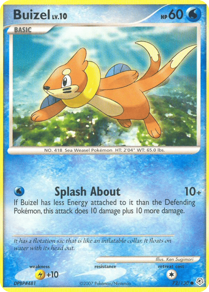 Buizel card