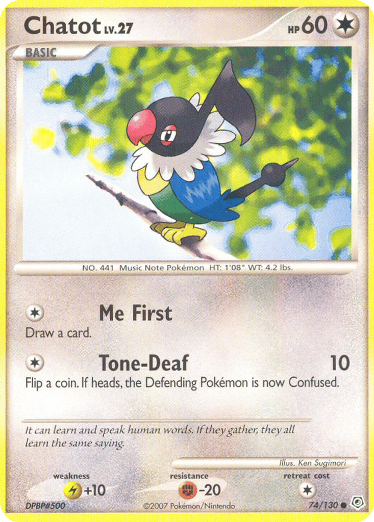 Chatot card