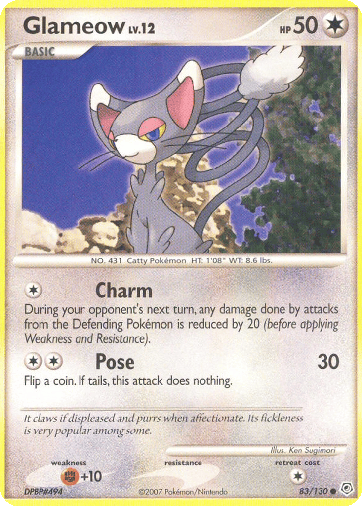 Glameow card