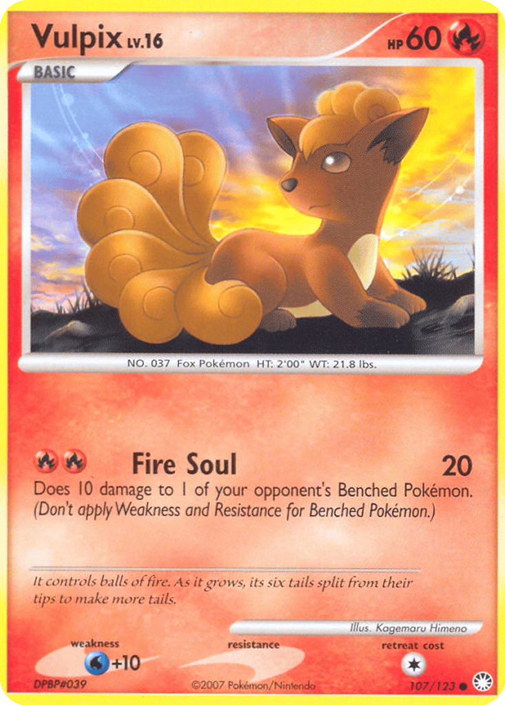 Vulpix card