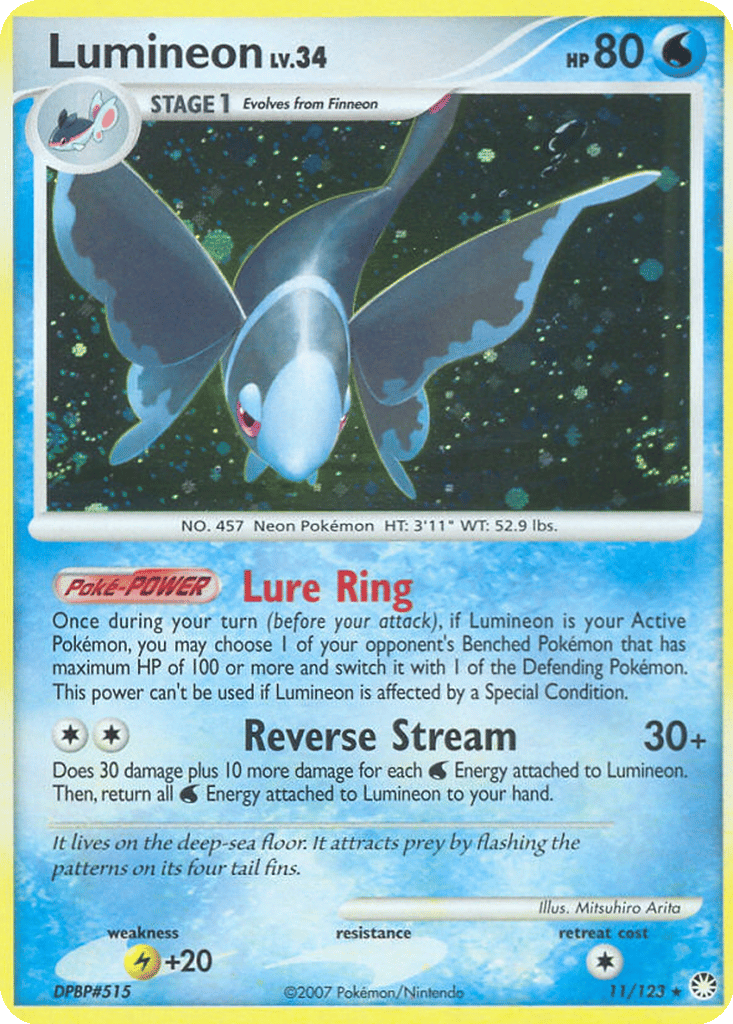 Lumineon card