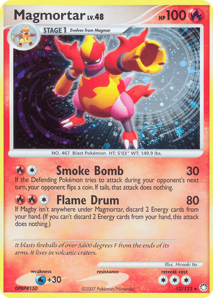 Magmortar card
