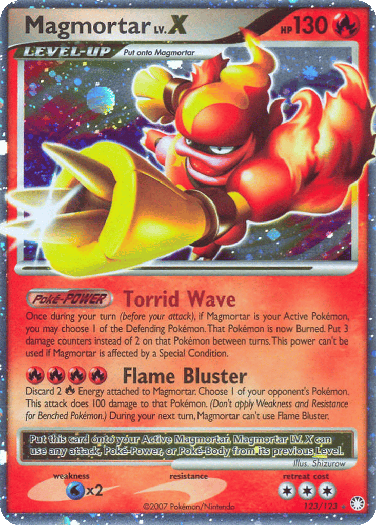 Magmortar LV.X card