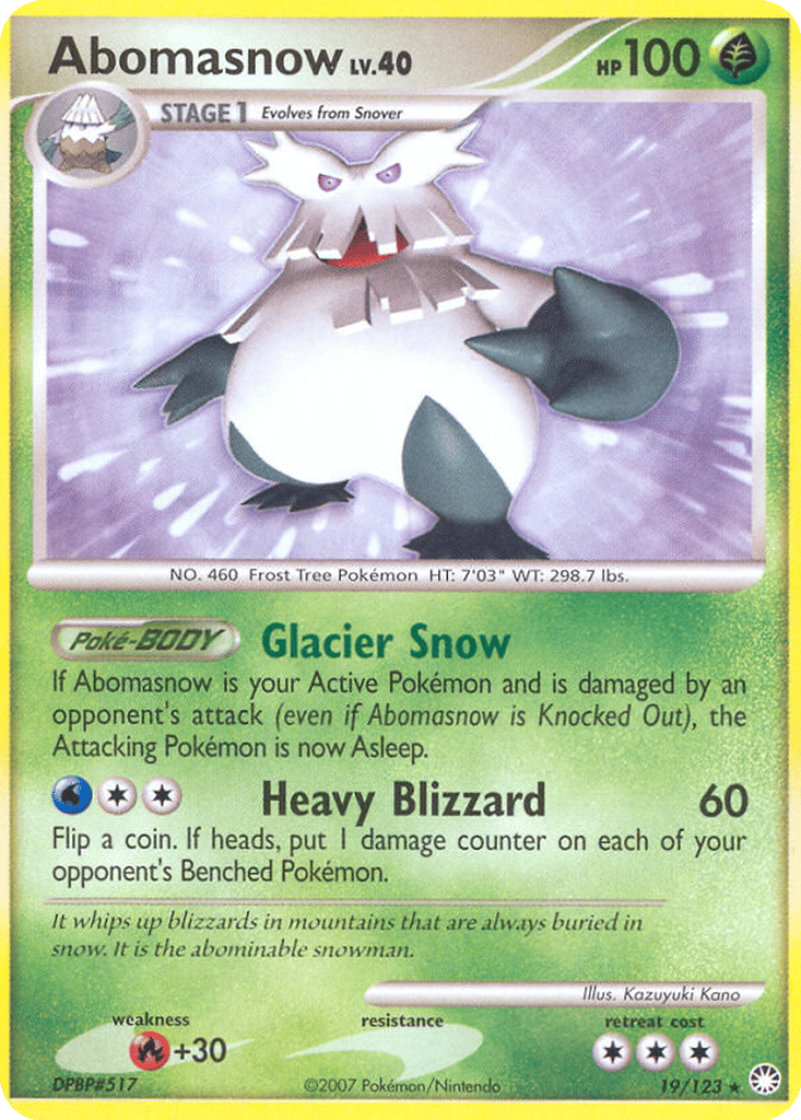 Abomasnow card
