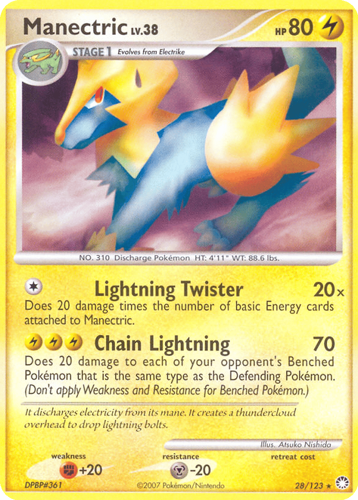 Manectric card