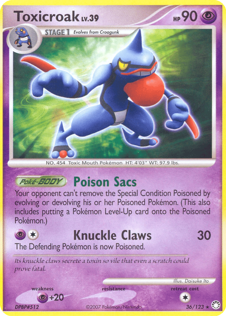 Toxicroak card