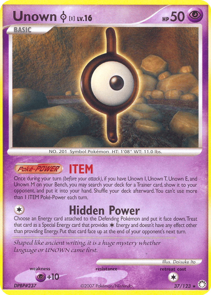Unown [I] card