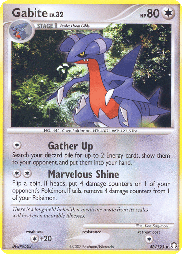 Gabite card