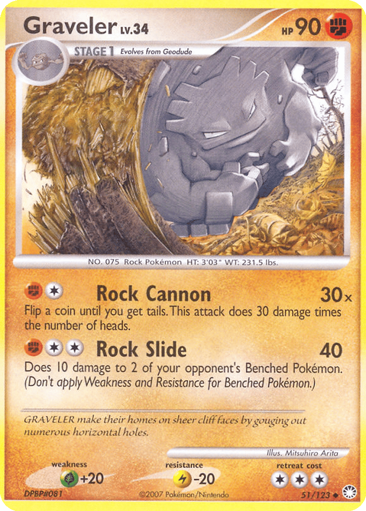 Graveler card