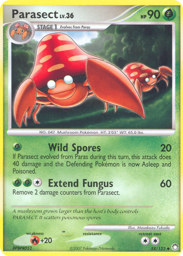 Parasect card