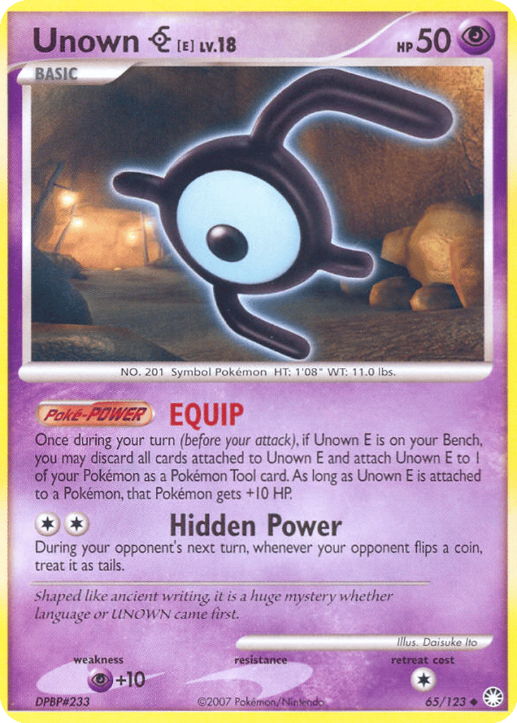 Unown [E] card