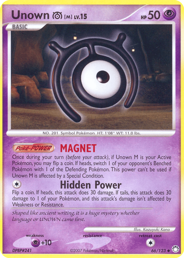 Unown [M] card