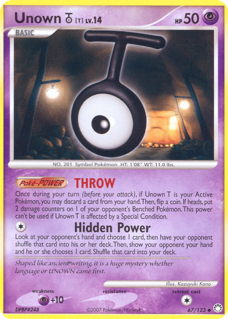 Unown [T] card