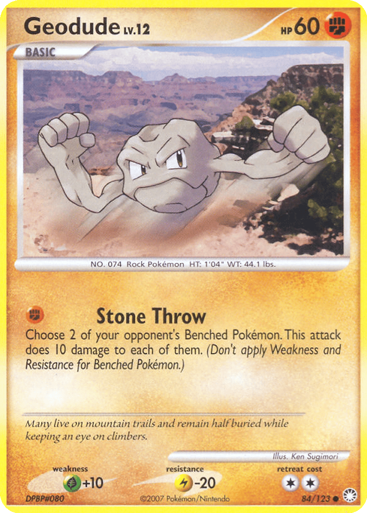 Geodude card