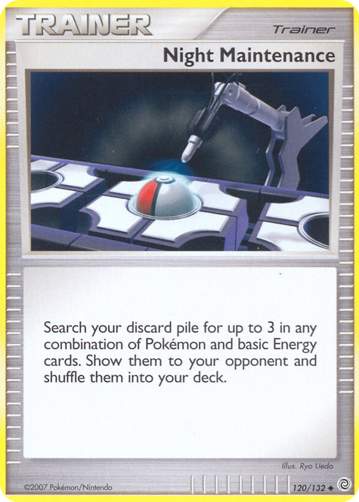 Night Maintenance card