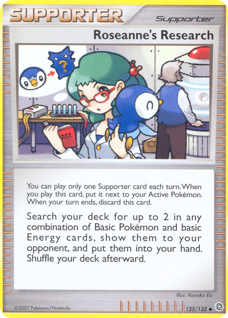 Roseanne's Research card