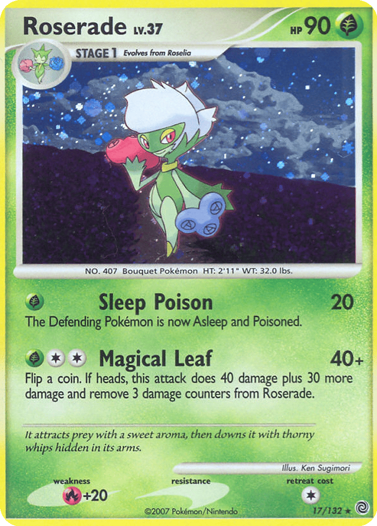 Roserade card