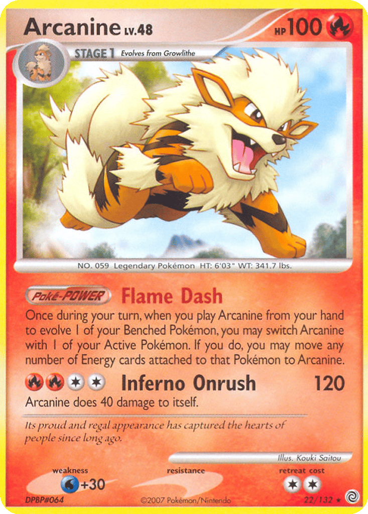 Arcanine card