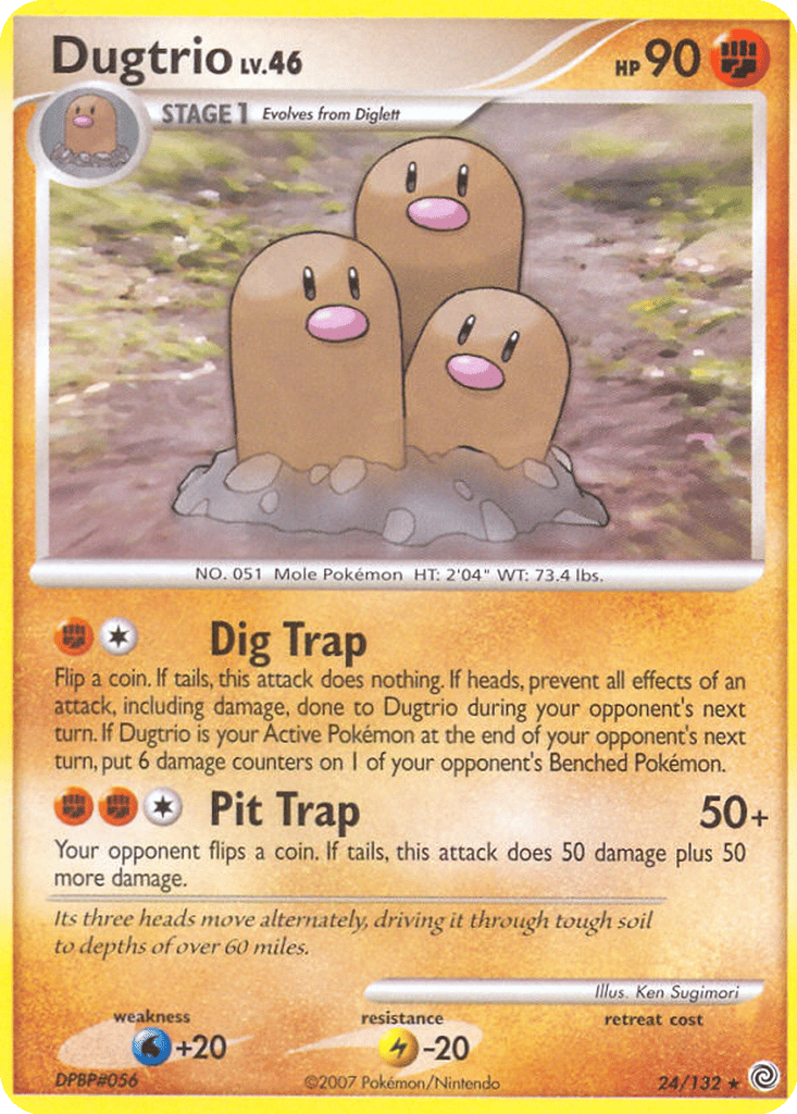 Dugtrio card