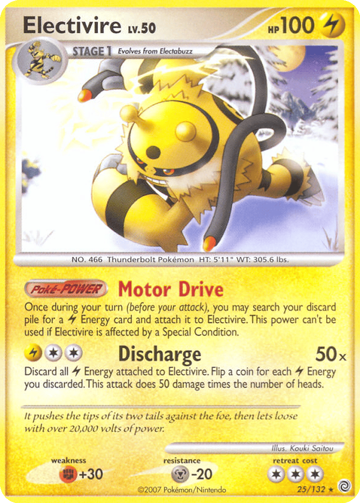 Electivire card