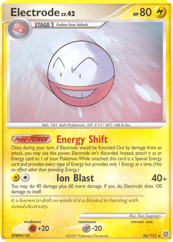 Electrode card