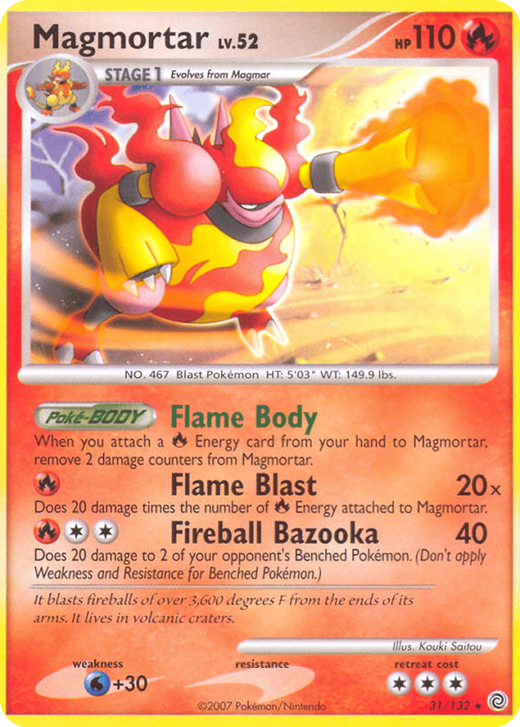 Magmortar card
