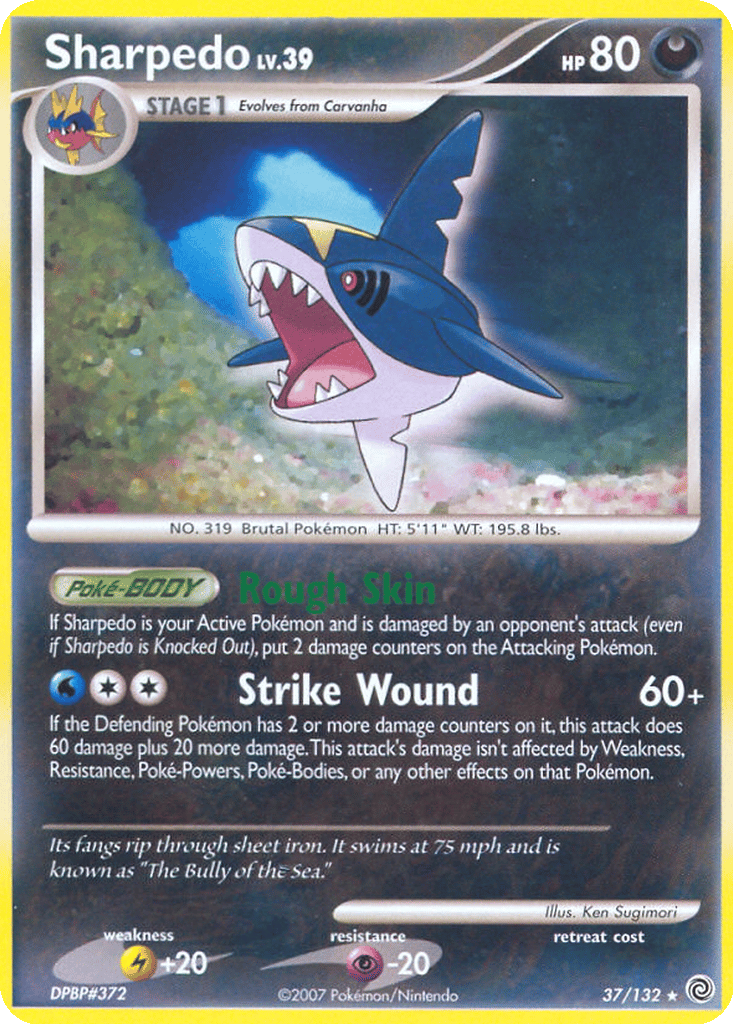 Sharpedo card