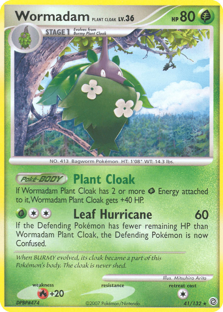 Wormadam (Plant Cloak) card