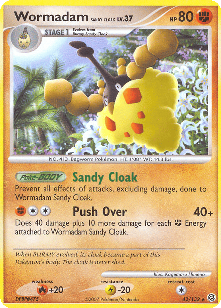 Wormadam (Sandy Cloak) card