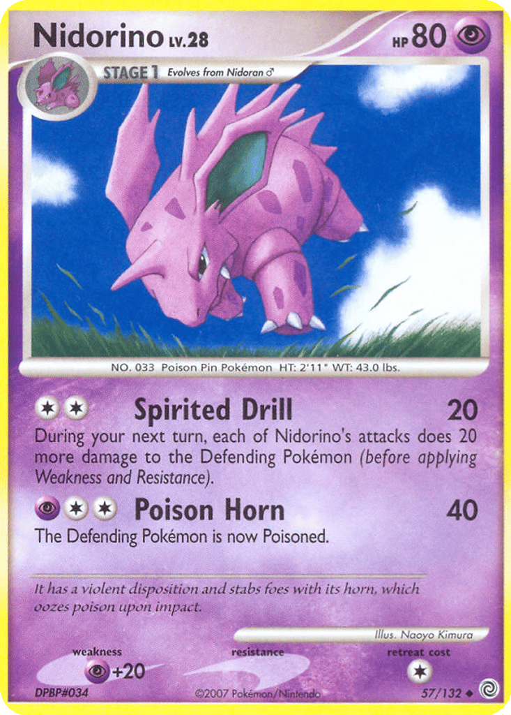 Nidorino card