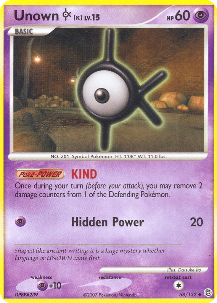 Unown [K] card