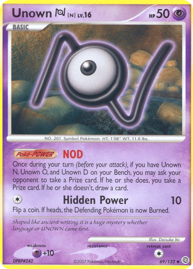 Unown [N] card