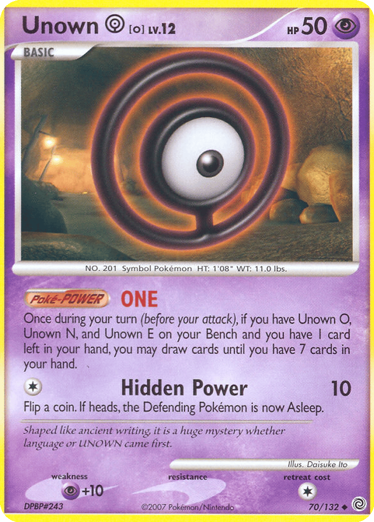 Unown [O] card