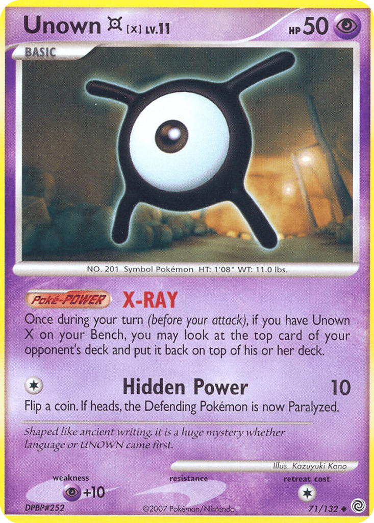 Unown [X] | Dex - for TCG Collectors