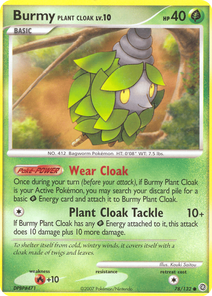 Burmy (Plant Cloak) card