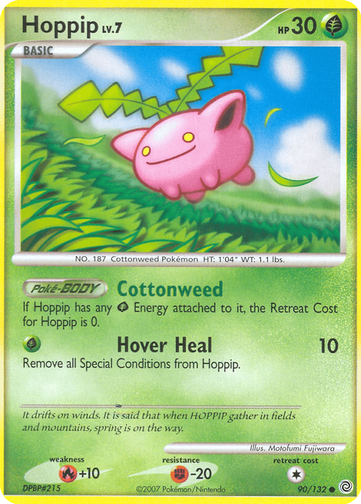 hoppip pokemon card value Vintage Common - 1st Edition Hoppip Neo Genesis Non-holo Pokemon Card  61/111 - VG