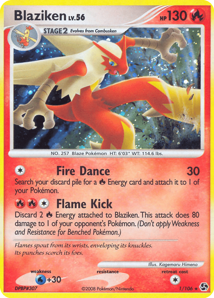 Blaziken card