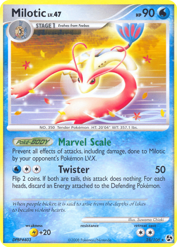 Milotic card