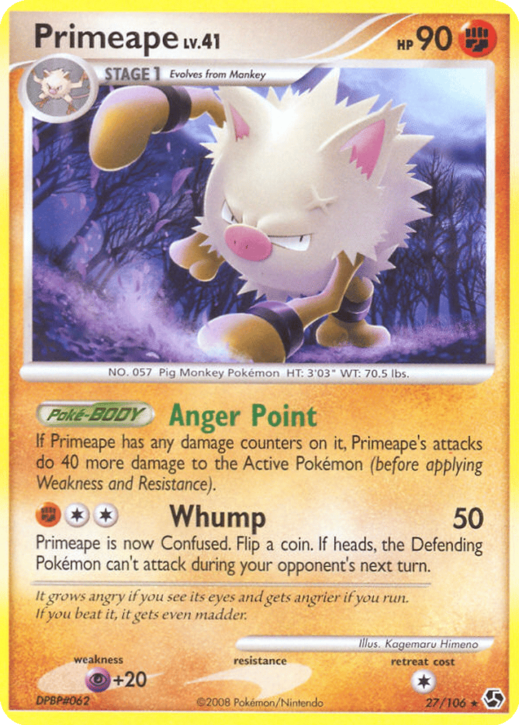 Primeape card