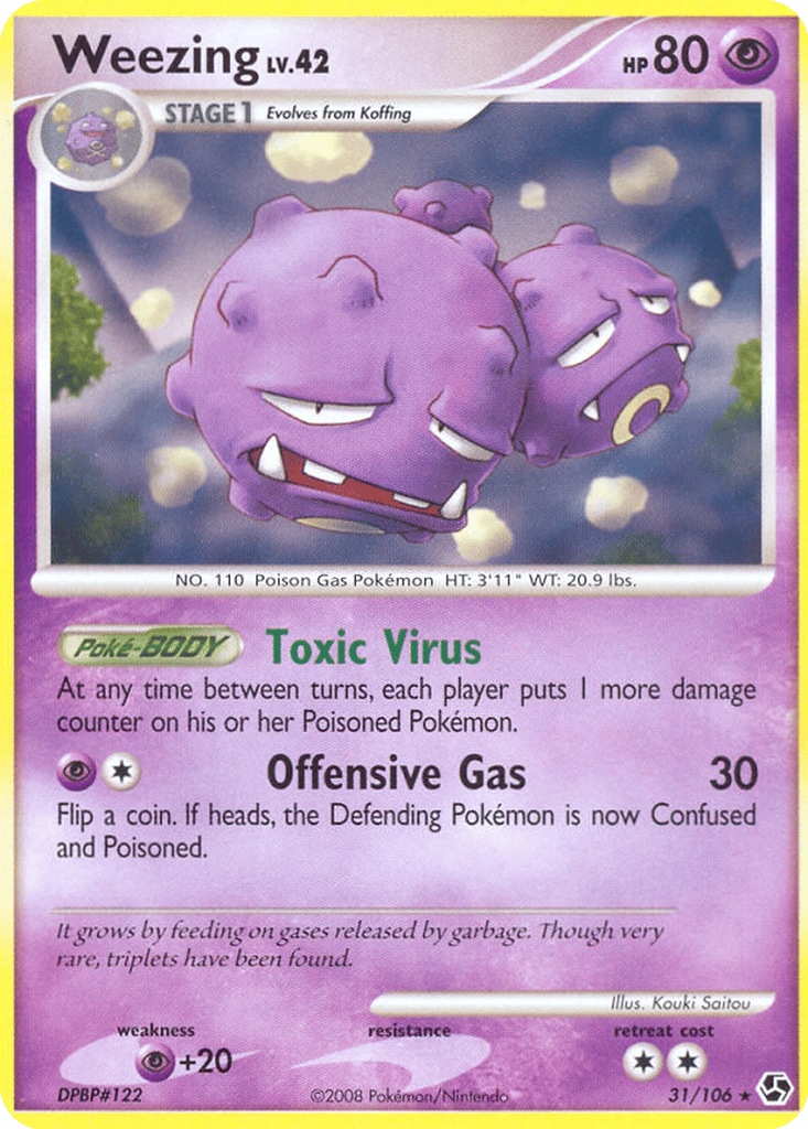 Weezing card