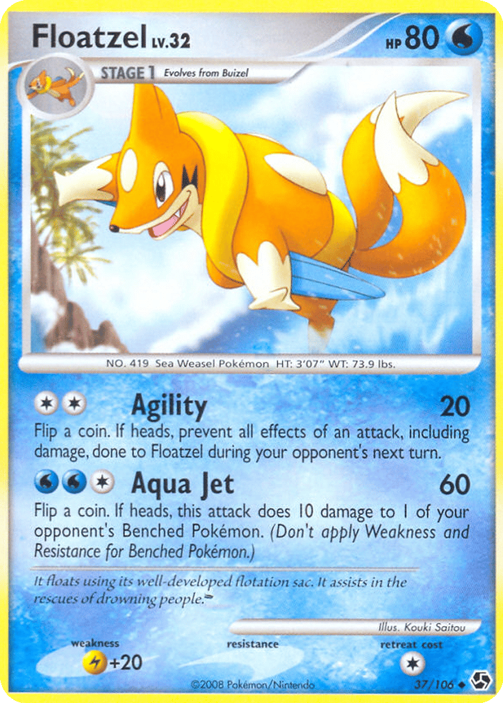 Floatzel card