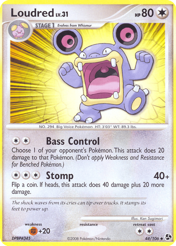 Loudred card