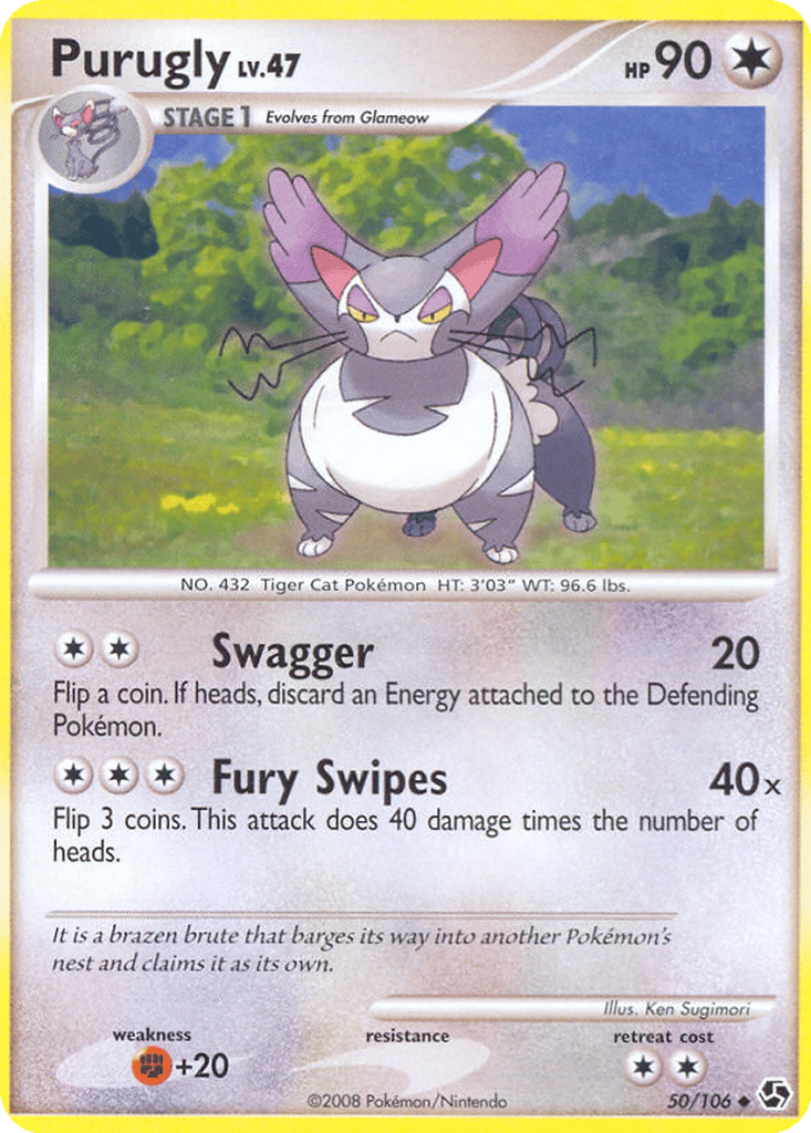Purugly card