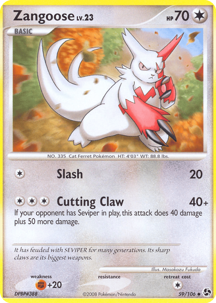 Zangoose card