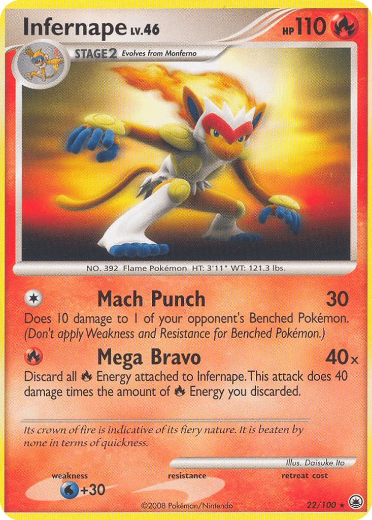 Infernape card